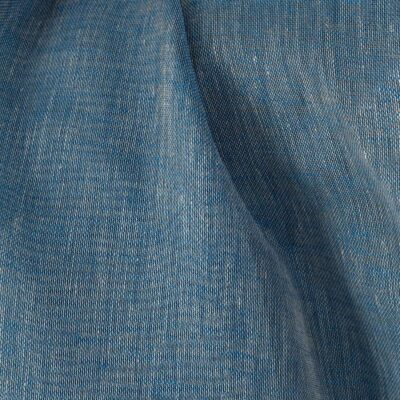 Linen fabric natural and electric blue gauze 8 Linen fabric natural and electric blue gauze, plain weave