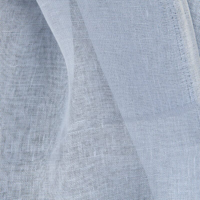 Linen fabric sky grey gauze, pure linen