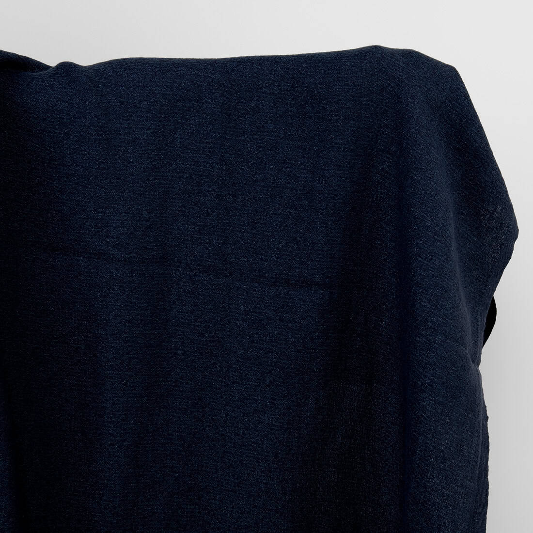 Black variegated jacquard linen fabric, linen cotton