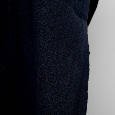 Washed linen cotton variegated jacquard fabric 5 Black variegated jacquard linen fabric