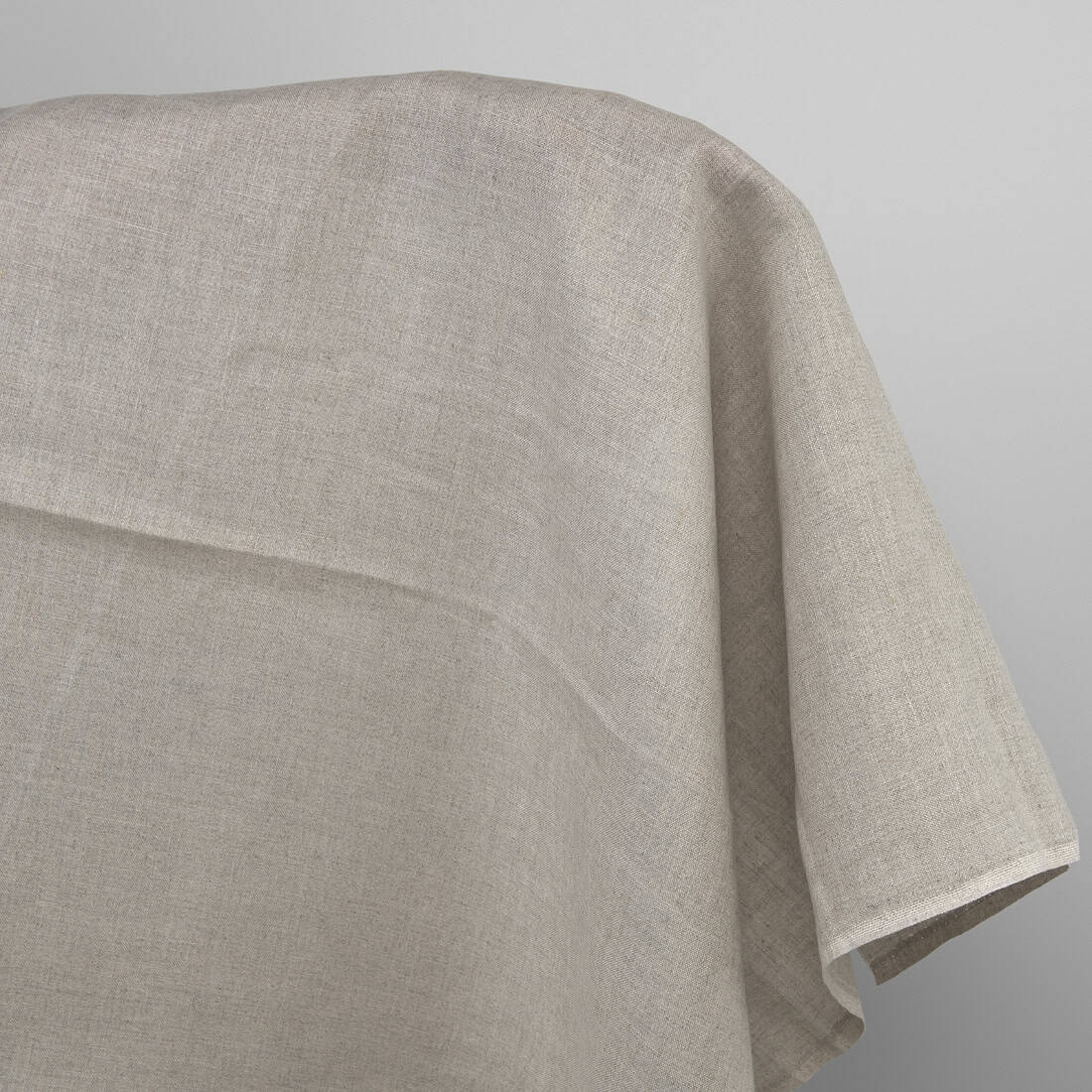 Natural linen fabric