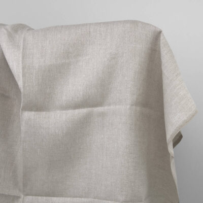 Light grey herringbone patterned linen fabric 4 Beige linen fabric, herringbone