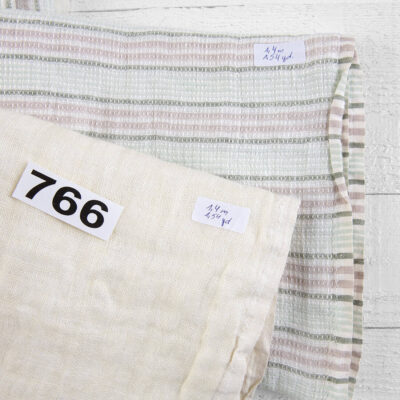 Linen Fabric Cuts, Set No. 766 7 Linen Fabric Cuts, Set No. 766