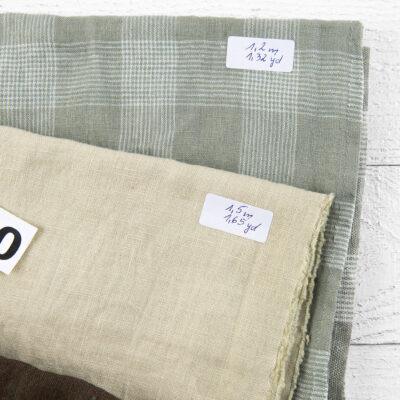 Linen Fabric Cuts, Set No. 770 9 Linen Fabric Cuts, Set No. 770