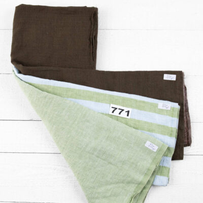 Linen Fabric Cuts, Set No. 771 6 Linen Fabric Cuts, Set No. 771