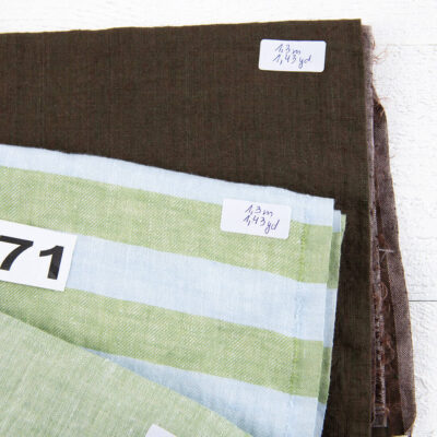 Linen Fabric Cuts, Set No. 771 9 Linen Fabric Cuts, Set No. 771
