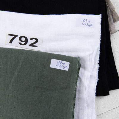 Linen Fabric Cuts, Set No. 792 8 Linen Fabric Cuts, Set No. 792