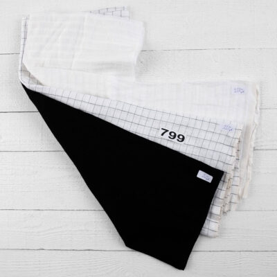 Linen Fabric Cuts, Set No. 799 6 Linen Fabric Cuts, Set No. 799