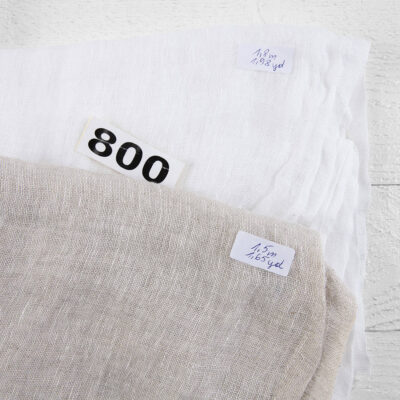 Linen Fabric Cuts, Set No. 800 7 Linen Fabric Cuts, Set No. 800