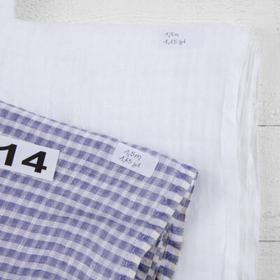 Linen Fabric Cuts, Set No. 814 7 Linen Fabric Cuts, Set No. 814