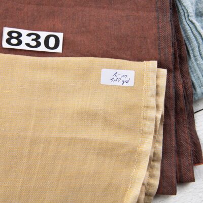 Linen-Cotton Fabric Cuts, Set No. 830 8 Linen-Cotton Fabric Cuts, Set No. 830