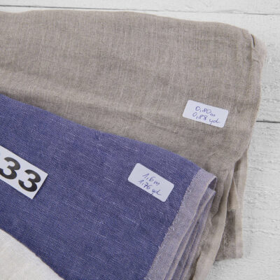 Linen Fabric Cuts, Set No. 833 9 Linen Fabric Cuts, Set No. 833