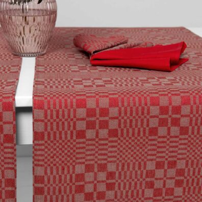 WILLOW Table runner red