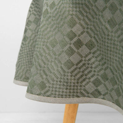 WILLOW Tablecloth round/oval green