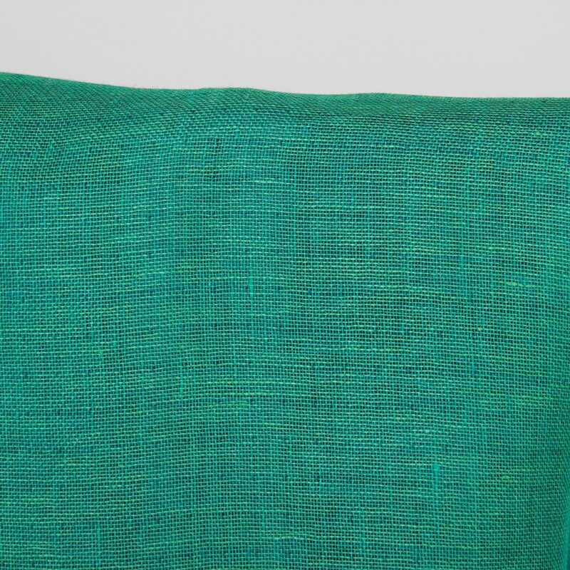 Linen fabric double sided blue and cool green