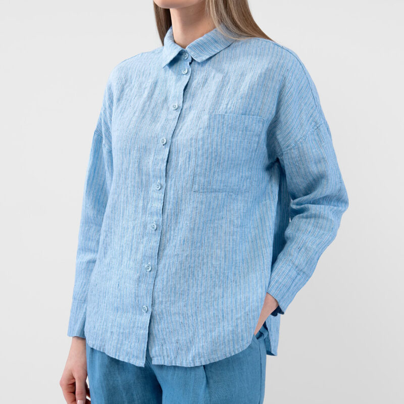 ODILE WEST Shirt striped blue 9 ODILE WEST Shirt striped blue