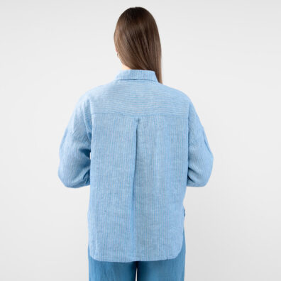 ODILE WEST Shirt striped blue