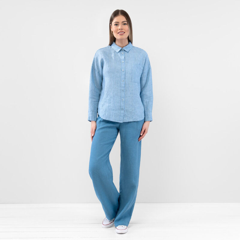 ODILE WEST Shirt striped blue 7 ODILE WEST Shirt striped blue
