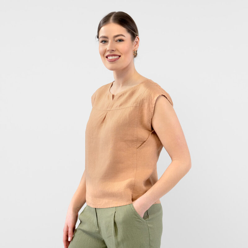 YUTA Blouse brown 8 YUTA Blouse brown