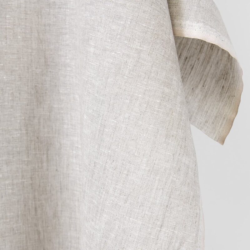 Lightweight linen fabric natural and white melange 6 Lightweight linen fabric natural and white melange, 150cm width