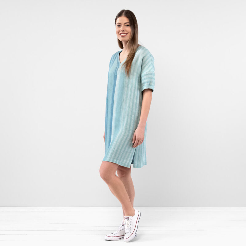 RENE Dress blue green 8 RENE Dress blue green