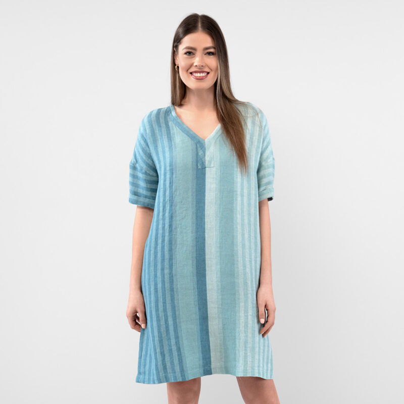 RENE Dress blue green 9 RENE Dress blue green