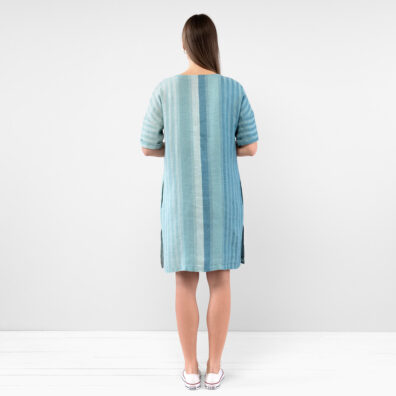 RENE Dress blue green