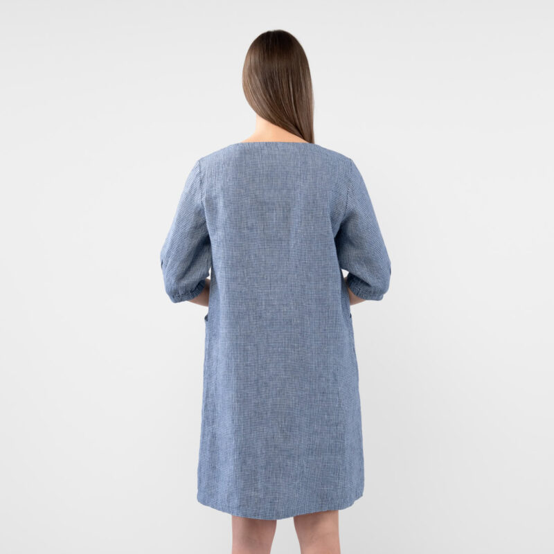 AVA Dress blue white 12 AVA Dress blue white
