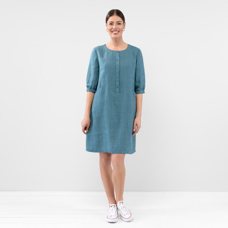 AVA Dress blue green 7 AVA Dress blue green