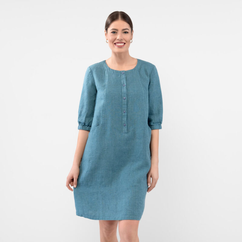 AVA Dress blue green 9 AVA Dress blue green