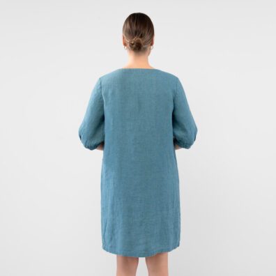 AVA Dress blue green