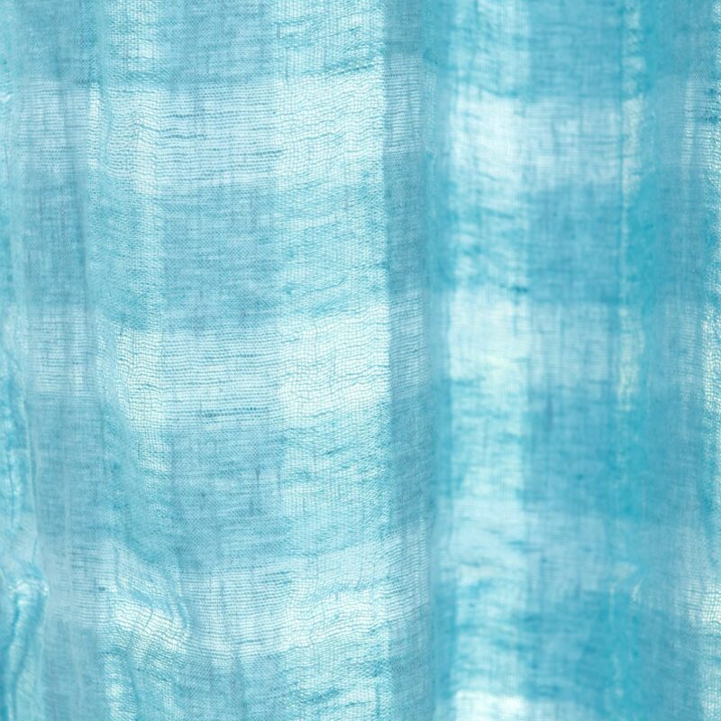 KORI Curtain light blue 9 KORI Curtain light blue, varying heights