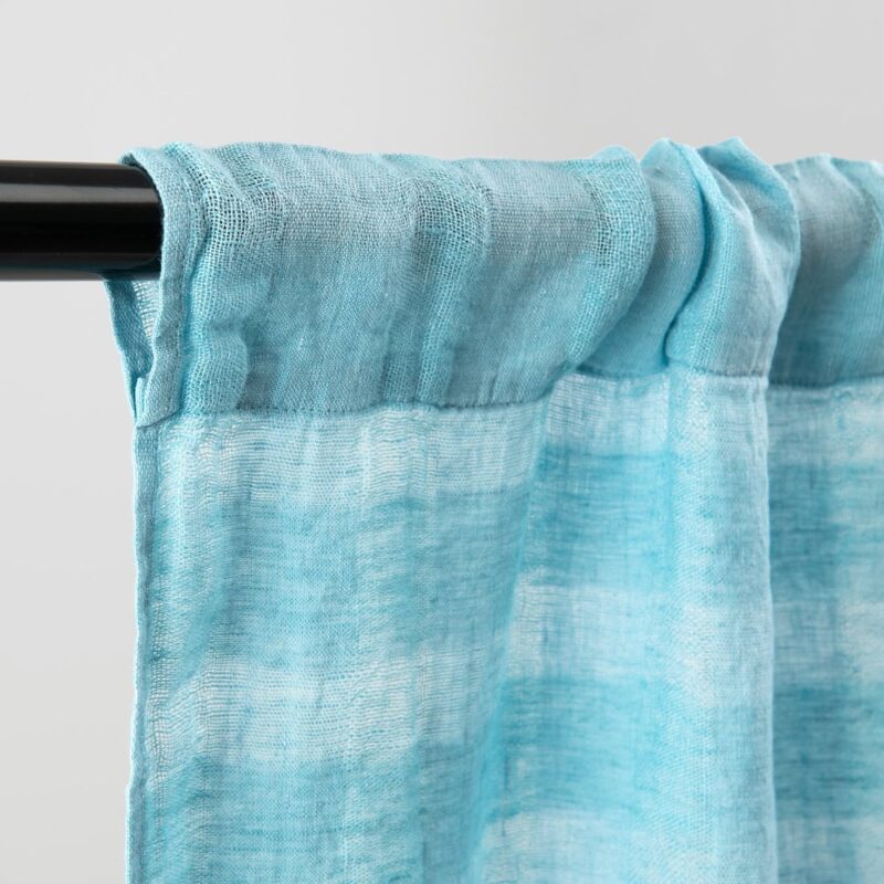 KORI Curtain light blue 10 KORI Curtain light blue, with channel
