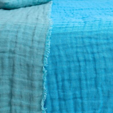 FONDA Bedspread blue green