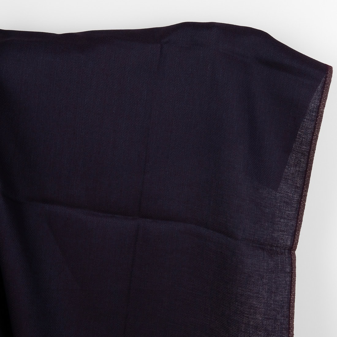 Linen fabric deep blue and violet stripes, 150cm width